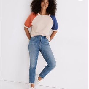 Madewell Stovepipe Jeans in Ditmas Wash, Size 30, NWT